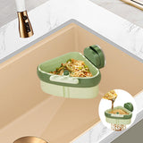 Maxbell Sink Strainer Basket Versatile Corner Kitchen Food Catcher Easy Installation Green