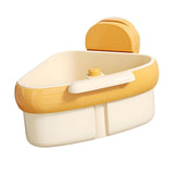 Maxbell Sink Strainer Basket Versatile Corner Kitchen Food Catcher Easy Installation Orange