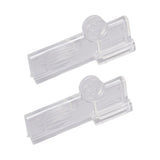 Maxbell 2Pcs Milk Carton Sealing Clip Food Sealing Clip for Office Home Refrigerator Clear