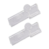 Maxbell 2Pcs Milk Carton Sealing Clip Food Sealing Clip for Office Home Refrigerator Clear