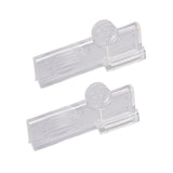 Maxbell 2Pcs Milk Carton Sealing Clip Food Sealing Clip for Office Home Refrigerator Clear