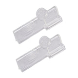 Maxbell 2Pcs Milk Carton Sealing Clip Food Sealing Clip for Office Home Refrigerator Clear