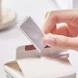 Maxbell 2Pcs Milk Carton Sealing Clip Food Sealing Clip for Office Home Refrigerator White