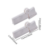 Maxbell 2Pcs Milk Carton Sealing Clip Food Sealing Clip for Office Home Refrigerator White