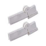 Maxbell 2Pcs Milk Carton Sealing Clip Food Sealing Clip for Office Home Refrigerator White
