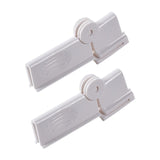 Maxbell 2Pcs Milk Carton Sealing Clip Food Sealing Clip for Office Home Refrigerator White