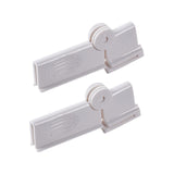 Maxbell 2Pcs Milk Carton Sealing Clip Food Sealing Clip for Office Home Refrigerator White