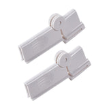 Maxbell 2Pcs Milk Carton Sealing Clip Food Sealing Clip for Office Home Refrigerator White