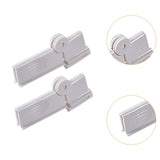 Maxbell 2Pcs Milk Carton Sealing Clip Food Sealing Clip for Office Home Refrigerator White
