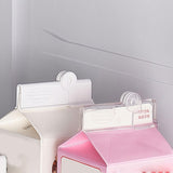 Maxbell 2Pcs Milk Carton Sealing Clip Food Sealing Clip for Office Home Refrigerator White