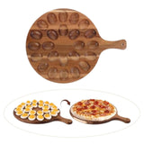 Maxbell Deviled Egg Platter 24 Holes Serving Tray for Restaurant Easter Thanksgiving