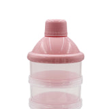 Maxbell Milk Powder Case Portable Milk Powder Dispensers Pot for Nuts Travel Oatmeal Pink