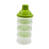 Maxbell Milk Powder Case Portable Milk Powder Dispensers Pot for Nuts Travel Oatmeal Green