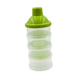 Maxbell Milk Powder Case Portable Milk Powder Dispensers Pot for Nuts Travel Oatmeal Green
