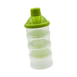 Maxbell Milk Powder Case Portable Milk Powder Dispensers Pot for Nuts Travel Oatmeal Green
