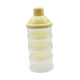 Maxbell Milk Powder Case Portable Milk Powder Dispensers Pot for Nuts Travel Oatmeal Beige