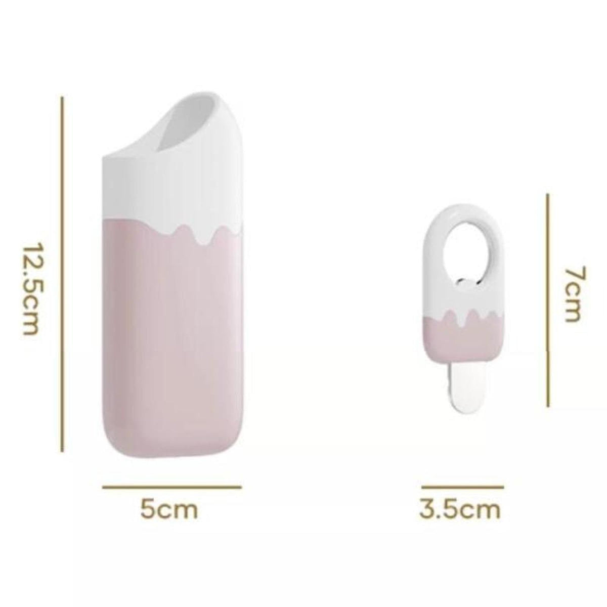 Straws Holder Magnetic Organizer for Cupboard Utensils Tools Coffee Stirrers Pink