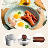 Sauce Pan Gifts Compatible with All Cooktops Portable Household Hot Milk Pot 14 cm Silver