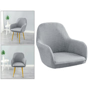 Jacquard Dining Chair Slipcovers Dining Room Chair Protector Gray