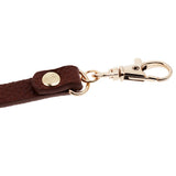 Maxbell 4Pieces PU Leather Short Handbag Bag Strap Replacement Purse Handle Coffee