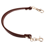 Maxbell 4Pieces PU Leather Short Handbag Bag Strap Replacement Purse Handle Coffee