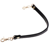 Maxbell 10Pieces PU Leather Short Handbag Bag Strap Replacement Purse Handle Black