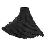 Maxbell Flamenco Ballroom Dance Costume Waltz Big Swing Long Skirt Dress Black - Aladdin Shoppers