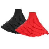 Maxbell Flamenco Ballroom Dance Costume Waltz Big Swing Long Skirt Dress Black - Aladdin Shoppers