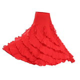 Maxbell Flamenco Ballroom Dance Costume Waltz Big Swing Long Skirt Dress Red - Aladdin Shoppers