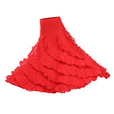 Maxbell Flamenco Ballroom Dance Costume Waltz Big Swing Long Skirt Dress Red - Aladdin Shoppers