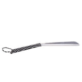 Maxbell Portable Stainless Steel Shoe Horn Handle Long Shoe Lifter Black white - Aladdin Shoppers