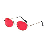 Maxbell Women Men Retro Vintage Round Sunglasses Metal Frame Glasses Red - Aladdin Shoppers