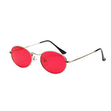 Maxbell Women Men Retro Vintage Round Sunglasses Metal Frame Glasses Red - Aladdin Shoppers