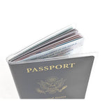 Maxbell 5Pieces Waterproof Passport Cover Clear Plastic ID Card Protector Case clear