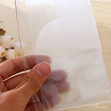Maxbell 5Pieces Waterproof Passport Cover Clear Plastic ID Card Protector Case clear