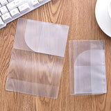 Maxbell 5Pieces Waterproof Passport Cover Clear Plastic ID Card Protector Case clear
