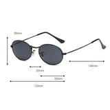 Round Frame Women Men Mirror Sunglasses Eyewear Shades Eye Glasses Gold Frame Black Gray Lens