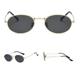 Round Frame Women Men Mirror Sunglasses Eyewear Shades Eye Glasses Gold Frame Black Gray Lens