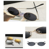 Round Frame Women Men Mirror Sunglasses Eyewear Shades Eye Glasses Gold Frame Black Gray Lens