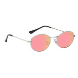 Maxbell Round Frame Women Men Mirror Sunglasses Eyewear Shades Eye Glasses Gold Frame Gold Lens - Aladdin Shoppers