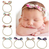 Maxbell Baby Girls Crown Headband Newborn Princess Elastic Head Band cream 1# - Aladdin Shoppers