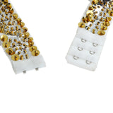 Maxbell Maxbell Belly Dance Beaded Bra Sequins Tassel Top Sexy Dancing Singer Costume Silver