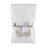 Maxbell Maxbell Belly Dance Beaded Bra Sequins Tassel Top Sexy Dancing Singer Costume Silver