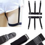 2packs Mens T Shirt Suspender Stays Holders Elastic Garter Locking Clamps