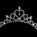 Maxbell Children's Wedding Crown Headband 36.5cm Circumference Crystal Rhinestone Hairband For Kids Girls - Aladdin Shoppers