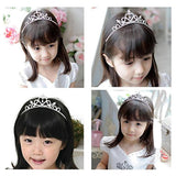 Maxbell Children's Wedding Crown Headband 36.5cm Circumference Crystal Rhinestone Hairband For Kids Girls - Aladdin Shoppers