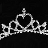 Maxbell Children's Wedding Crown Headband 36.5cm Circumference Crystal Rhinestone Hairband For Kids Girls - Aladdin Shoppers