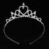 Maxbell Children's Wedding Crown Headband 36.5cm Circumference Crystal Rhinestone Hairband For Kids Girls - Aladdin Shoppers