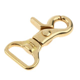 Maxbell 2 Sets Brass Lobster Clasp Hook Swivel Trigger Snap Hook & D Ring