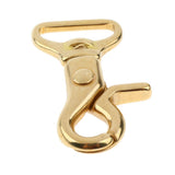 Maxbell 2 Sets Brass Lobster Clasp Hook Swivel Trigger Snap Hook & D Ring